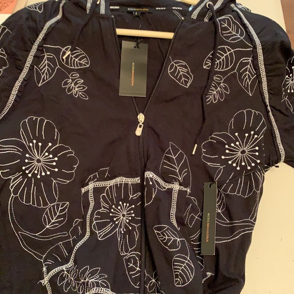 BCBG cotton zippered hoodie/sweatshirt - Picture 8 of 12